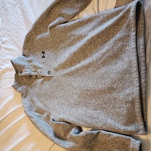 Under Armour Coldgear Storm 1/4 'Button' Heavy Duty Pullover Large